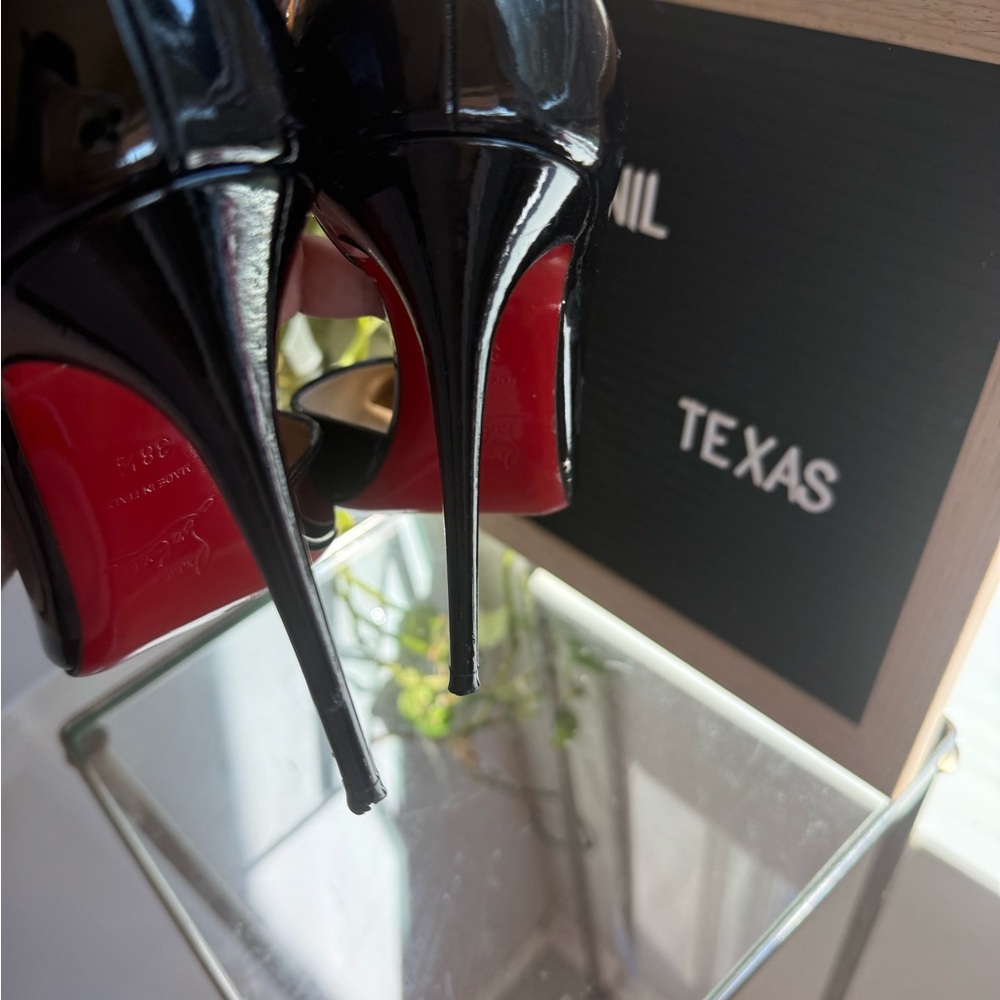 Christian Louboutin Black iriza 100mm - Picture 3 of 9